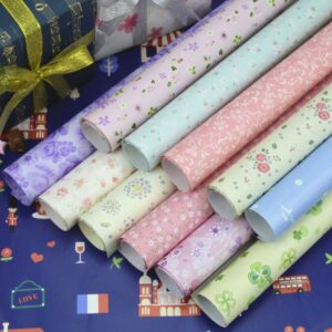 Giấy gói quà nhiều màu sắc hoạ tiết