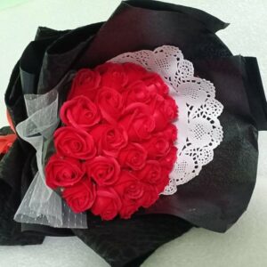 Hoa hồng sáp thơm 25 bông màu đỏ