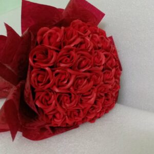 Hoa hồng sáp thơm 36 bông màu đỏ