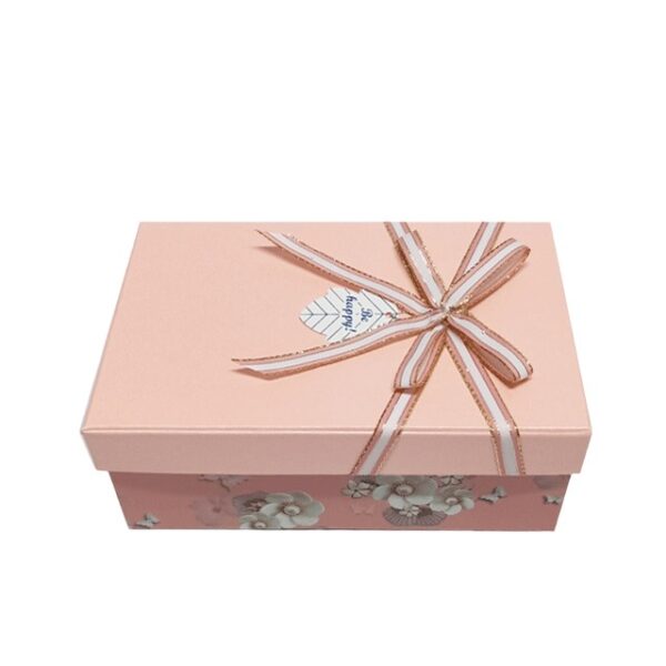 Hộp quà chữ nhật hoa ngọc trai - 19X12X7.5CM