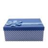 Hộp quà chữ nhật xanh lam caron - 25X35X15CM 2