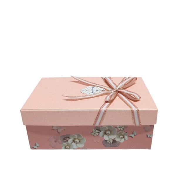 Hộp quà chữ nhật hoa ngọc trai - 19X12X7.5CM - Hình ảnh 2