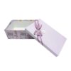 Hộp quà chữ nhật tím hoạ tiết - 26X18X9CM 4