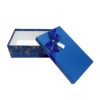 Hộp quà chữ nhật Lam hoa vàng - 28X18X9CM 4