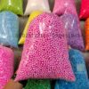 Hạt Xốp Màu Gói Quà - Màu Hồng Sen 1