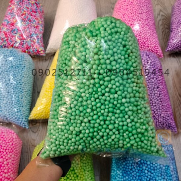 Hạt Xốp Màu Gói Quà - Màu Xanh Lá