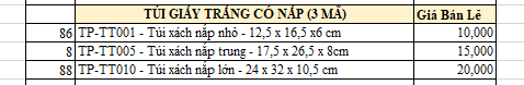 tui giay trang cos nap